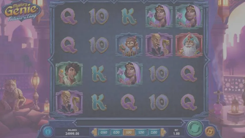 joc mystery genie fortunes of the lamp demo