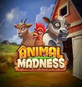 animal madness demo slot logo