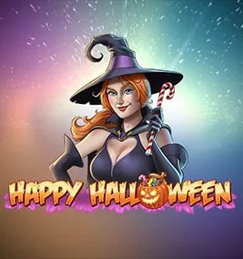 happy halloween demo slot logo
